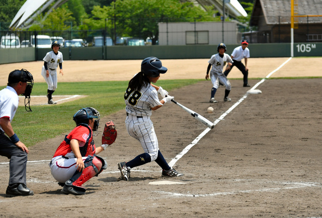 開場した2000年春から全国大会が開催され、いつしか「女子高校野球の聖地」と言われるようになった=兵庫県丹波市のつかさグループいちじま球場