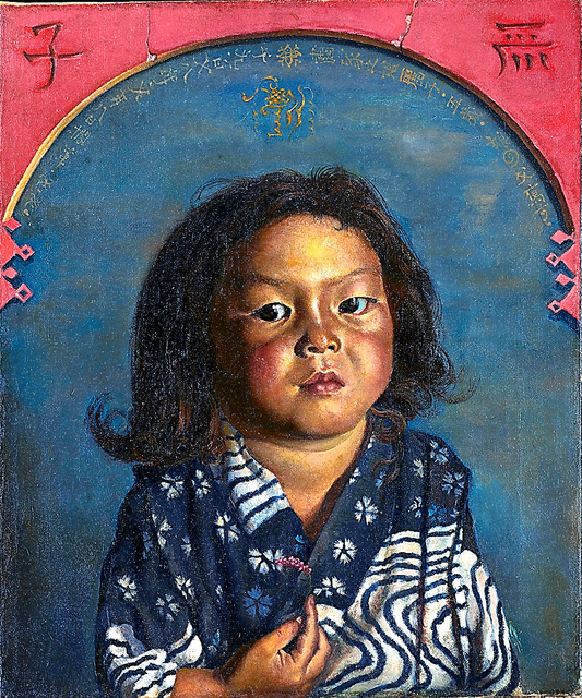 岸田劉生「麗子肖像（麗子五歳之像）」（１９１８年）＝東京国立近代美術館蔵