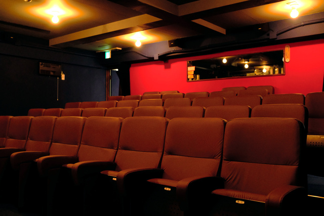 改装された「ナゴヤキネマ・ノイ」の劇場内=2024年3月14日午後4時18分、名古屋市千種区、米田怜央撮影
