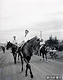 １９５１年 夏の軽井沢、愛馬の「神緑」とともに