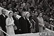 １９７０年３月、大阪万博の開会式に出席された三笠宮さまと百合子さま、昭和天皇と香淳皇后、皇太子さまと美智子さま