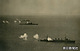 東京・品川沖の海軍軍艦による皇礼砲、朝日新聞社機から